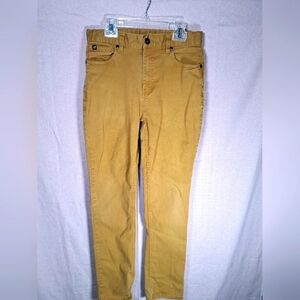 Amplify Men's Jeans Mustard Size 18 Adjustable Waistband EUC